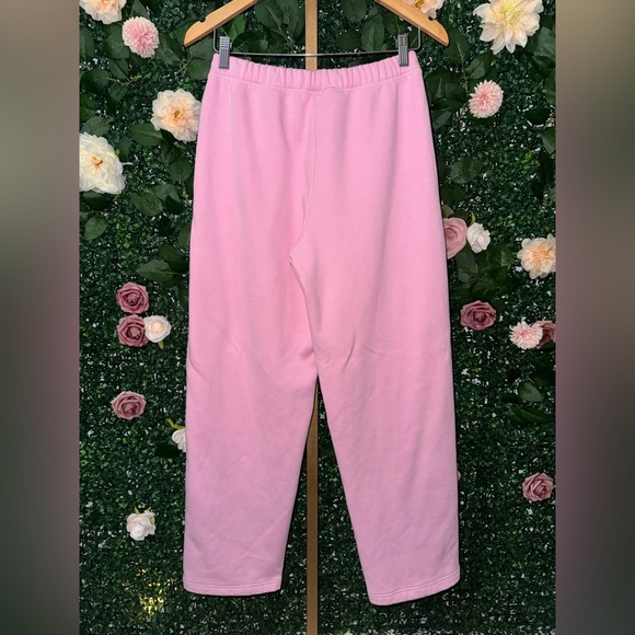 SKIMS Cotton Fleece Classic Straight Leg Pant in Halite - Picture 6 of 8